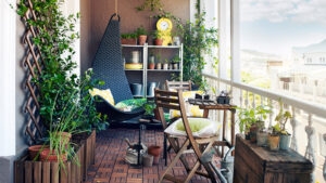 طراحی بالکن | ساخت گوشه‌ای دنج در خانه